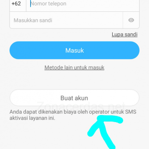 Gambar 4. Pilih Buat Akun Gambar 4. Pilih Buat Akun